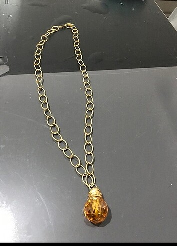 Just cavalli altın sarısı kolye