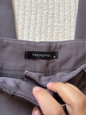 Trendyol & Milla Trendyol gri kumaş pantolon