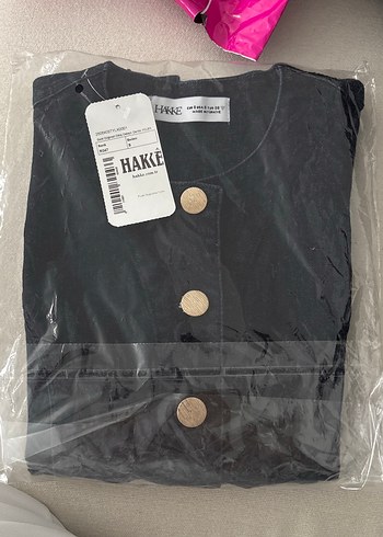 HAKKE Gold Düğmeli Dikiş Detaylı Denim Yelek - Görsel 3