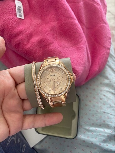 Fossil Fossıl Saat Rose Gold