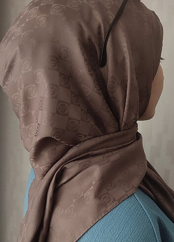 Diğer HİNT İPEĞİ MONOGRAM ŞAL ????????