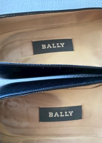 37 Beden Bally Siyah Deri Kadın Klasik Topuklu Ayakkabı