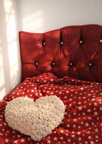 Bej Örgü yastık - Görsel 2