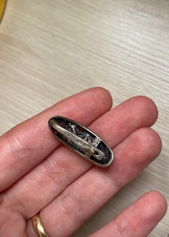 Hakiki gümüş küpe - Görsel 2