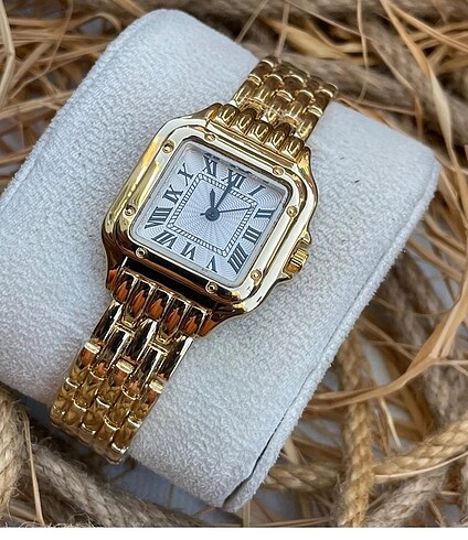 Gold Cartier Modeli Saat