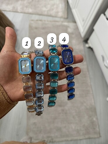 Mavi Swarovski Saat