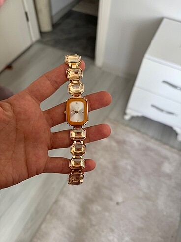 Gold Swarovski Saat