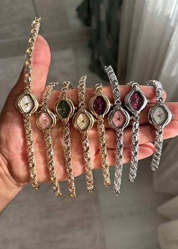 Zincir Detaylı Vintage Kadın Saatleri - Görsel 4