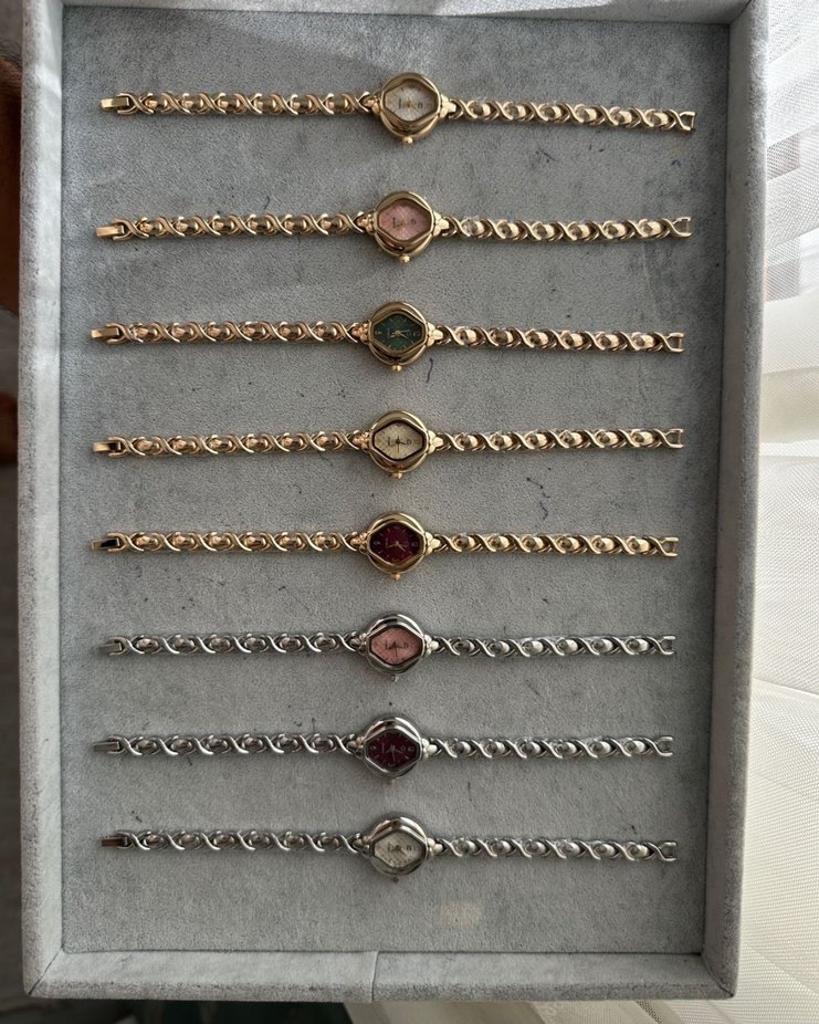 Zincir Detaylı Vintage Kadın Saatleri - Görsel 5