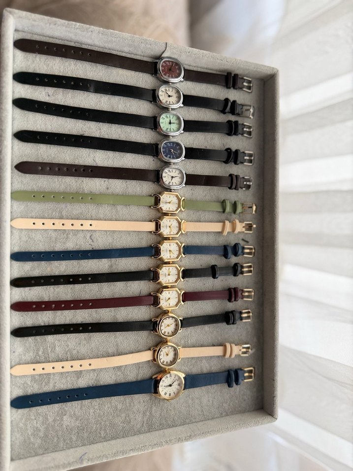 Vintage Çok Renkli Kadın Saati T - Görsel 3