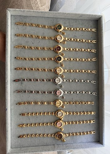 Kalp Detaylı Vintage Kadın Saatleri - Görsel 2