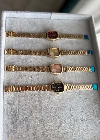 Vintage Altın Renk Kadın Saatler - Görsel 2