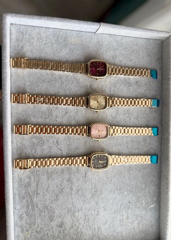 Vintage Altın Renk Kadın Saatler - Görsel 3