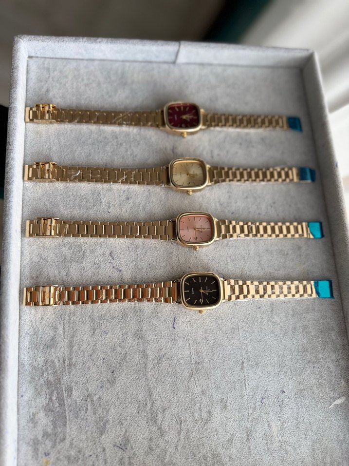 Vintage Altın Renk Kadın Saatler - Görsel 2