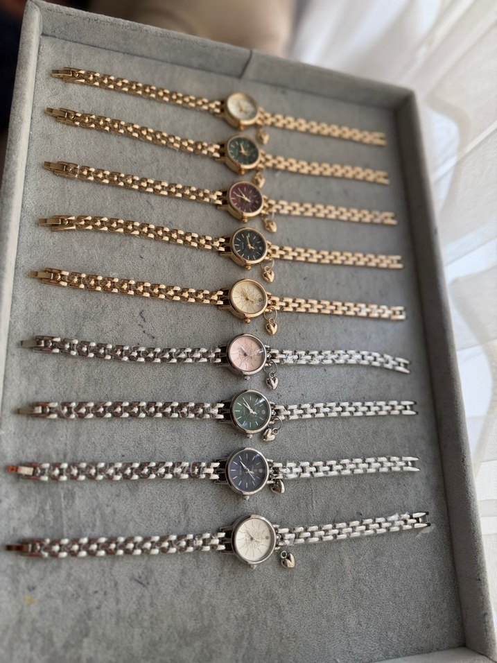 Zincir Detaylı Çok Renkli Bohem Kadın Saatleri - Görsel 3