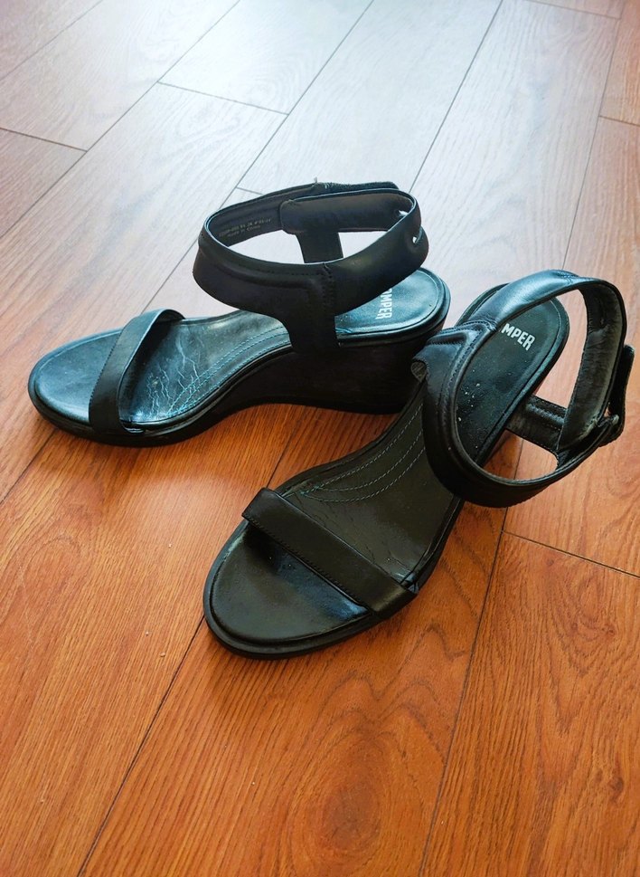 Camper Dolgu Topuk Kadın Ayakkabı 38 - Görsel 3