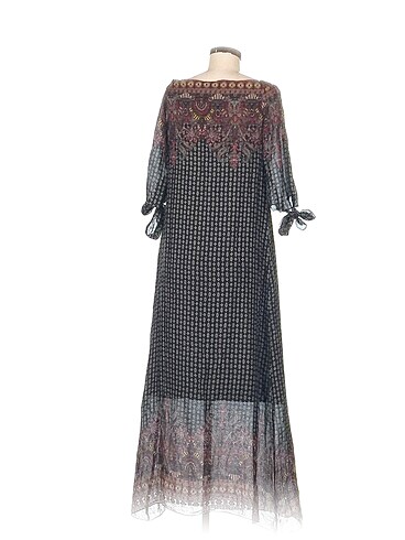 38 Beden Vintage Love Uzun Elbise %70 İndirimli.