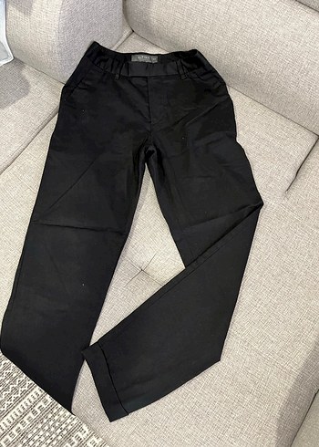 Siyah Kadın Regular Fit Kumaş Pantolon