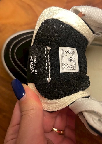 Kadın Siyah Kareli Platform Spor Ayakkabı - Görsel 4