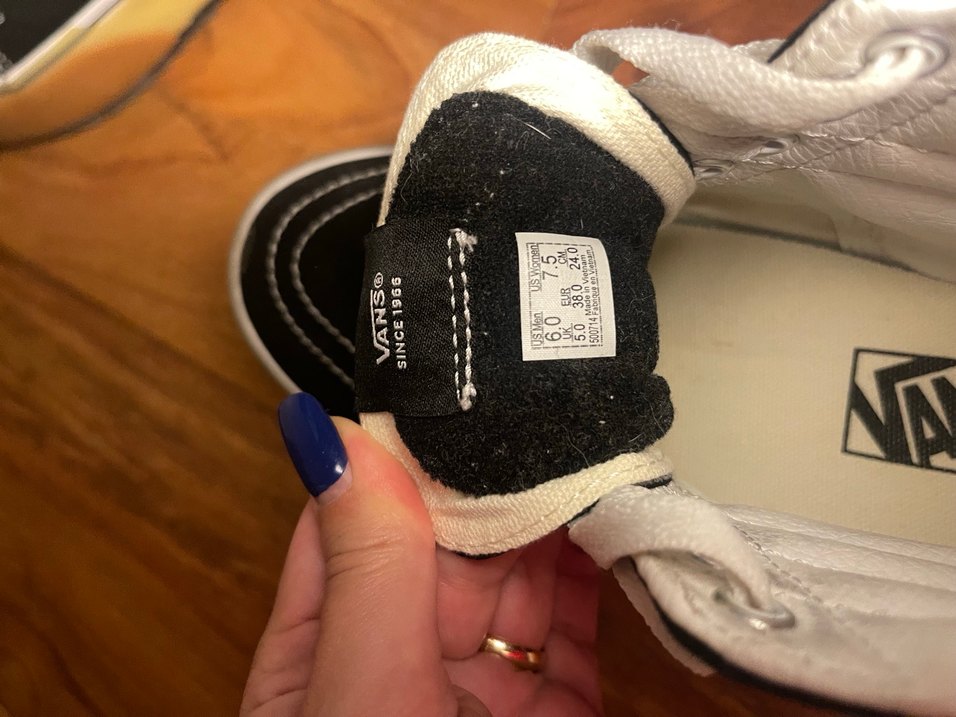 Kadın Siyah Kareli Platform Spor Ayakkabı - Görsel 4