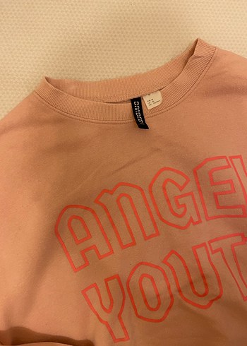 Pembe Baskılı Kadın Sweatshirt - Görsel 2