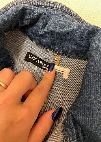 Düğmeli Mavi Denim Midi Elbise - Görsel 4