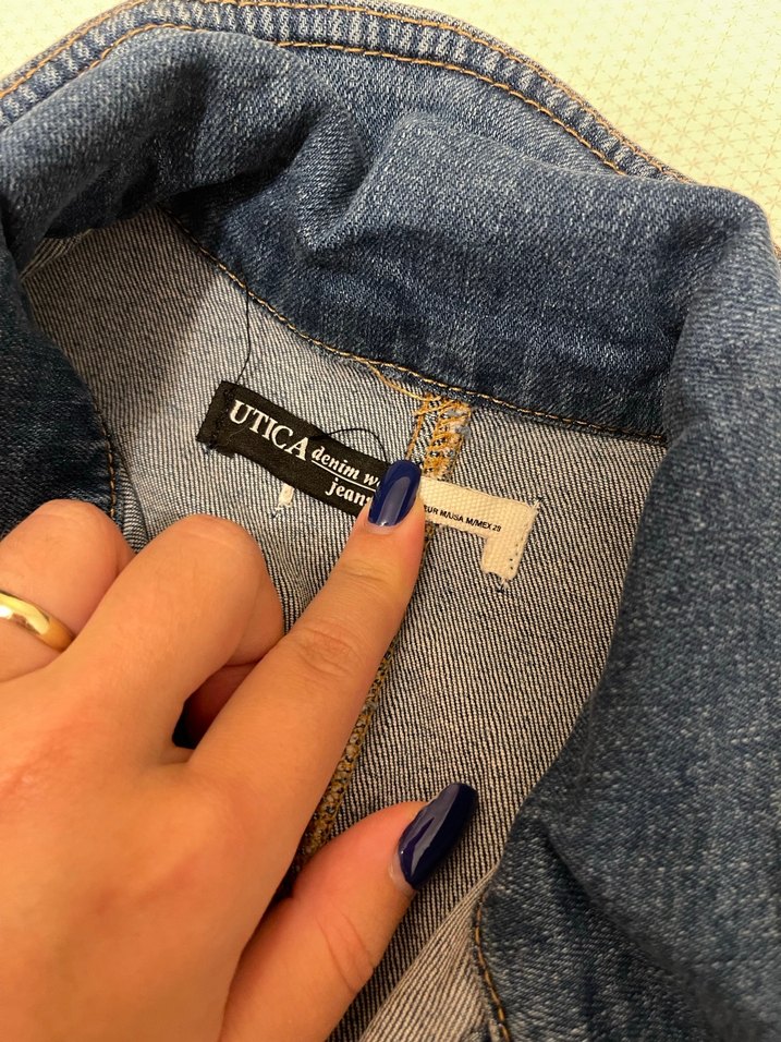 Düğmeli Mavi Denim Midi Elbise - Görsel 4