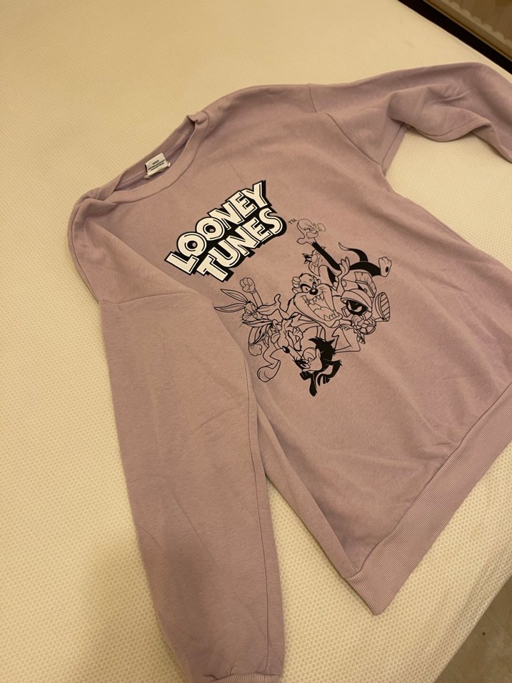 Kız Çocuk Looney Tunes Baskılı Sweatshirt - Görsel 3
