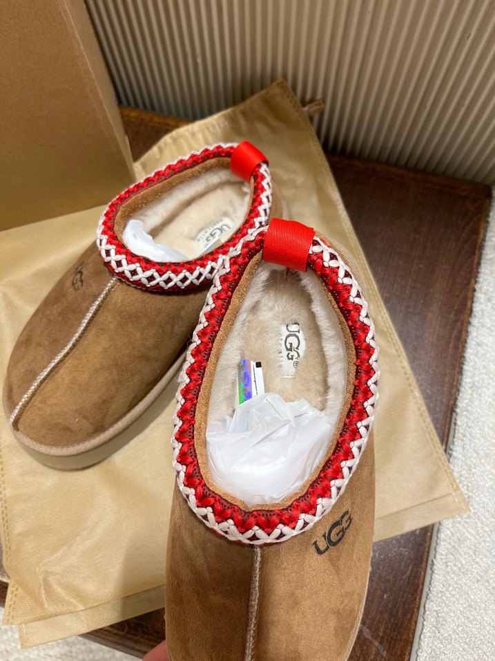 UGG Kadın Kahverengi Süet Dolgulu Terlik 0 KUTULU ÜRÜN - Görsel 2