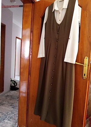 xl Beden Jile uzun elbise