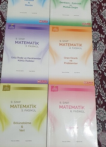 9. Sınıf Matematik fasikülleri  - Görsel 4