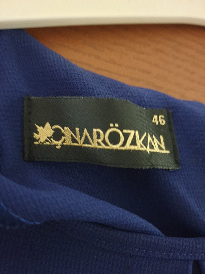 Lacivert tesettür abiye çınar özkan marka abiye elbise - Görsel 4