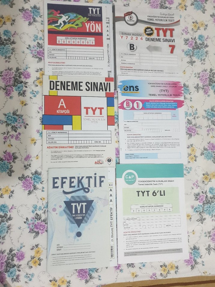 TYT 6'lı Deneme Sınavı Seti - Görsel 3