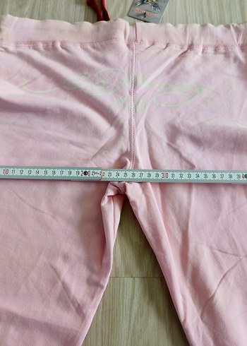 Pembe Rahat Kesim Baskılı Pantolon - Görsel 5