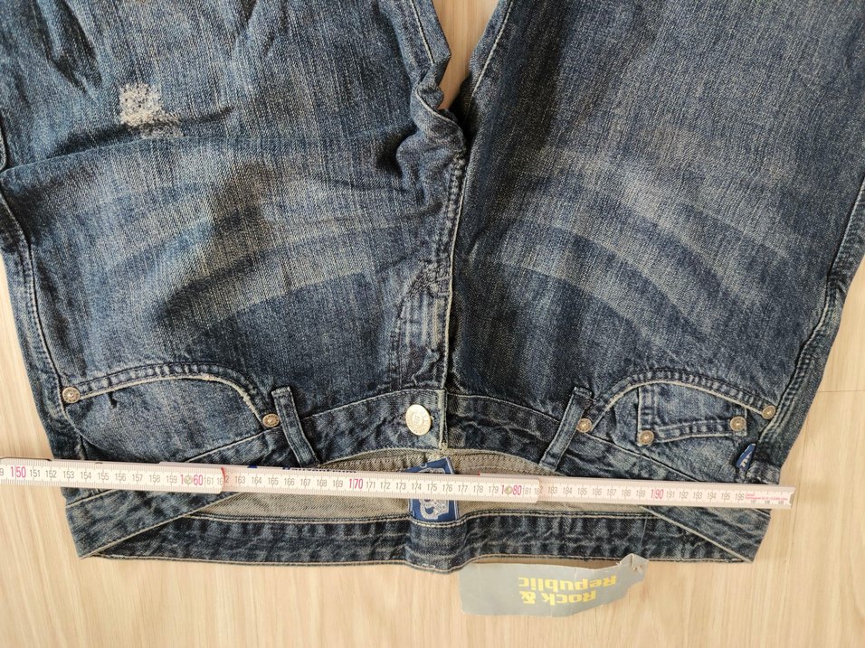 Nakışlı Zincir Detaylı Kadın Midi Kot Pantolon Victoria orjinal - Görsel 2