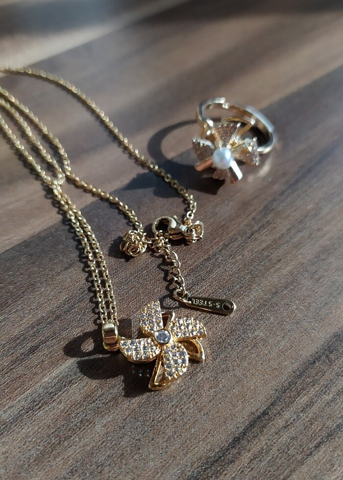 Çelik kolye yüzük  - Görsel 2