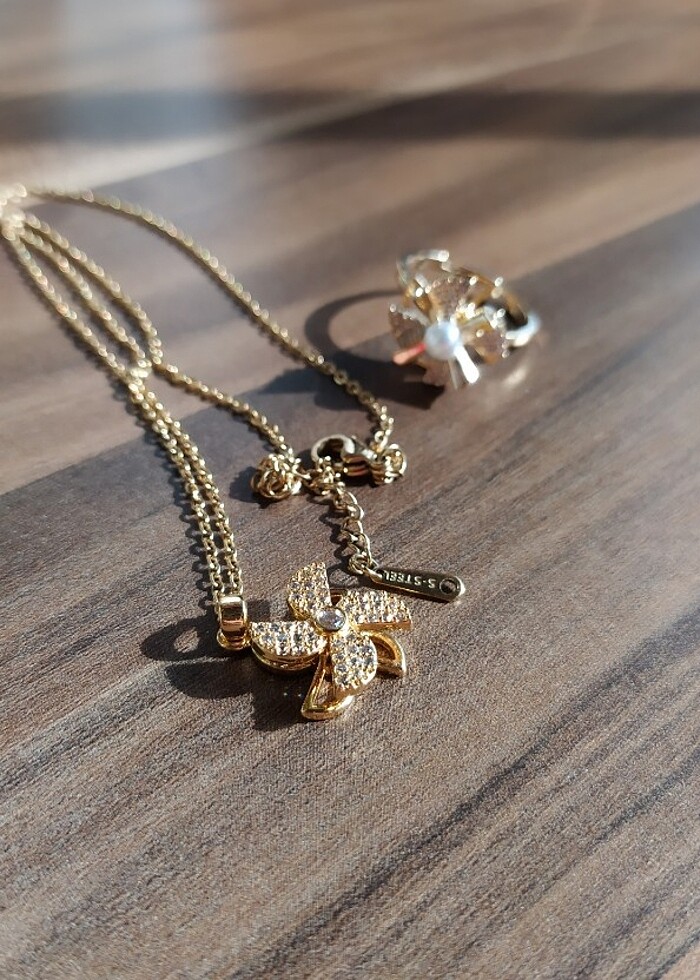 Çelik kolye yüzük  - Görsel 3