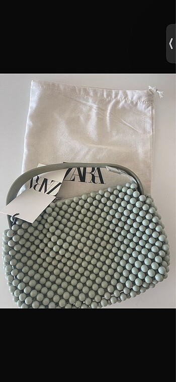 Beden yeşil Renk Zara çanta