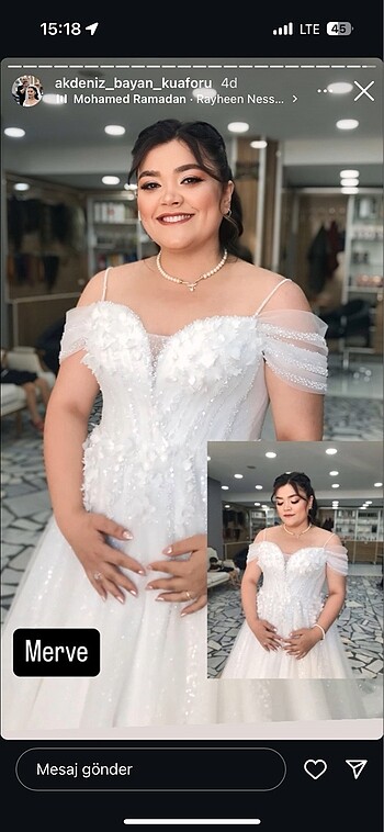 Büyük beden helen model gelinlik
