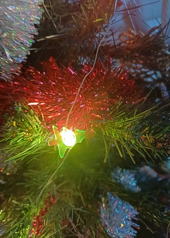 Renkli Noel Temalı Led Işık Zinciri - Görsel 9