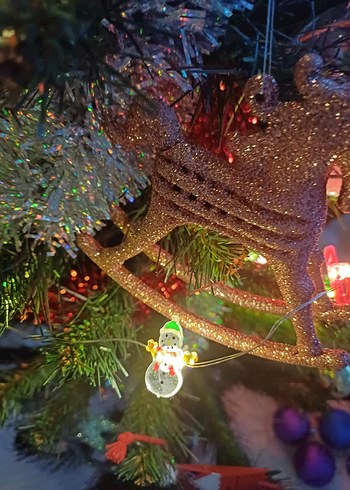 Renkli Noel Temalı Led Işık Zinciri - Görsel 8