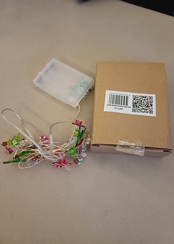 Renkli Noel Temalı Led Işık Zinciri - Görsel 4