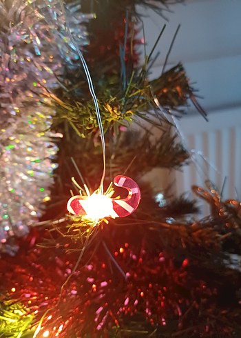 Renkli Noel Temalı Led Işık Zinciri - Görsel 7