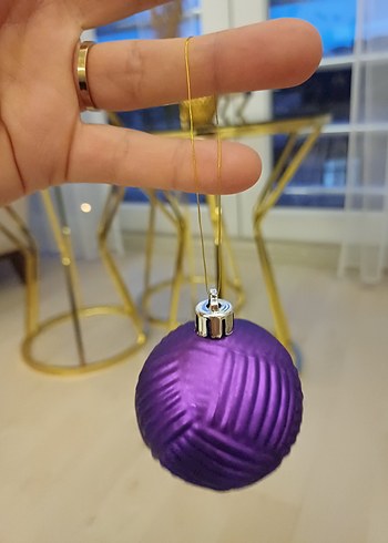 Renkli Yeni Yıl Süs Topları - Görsel 3