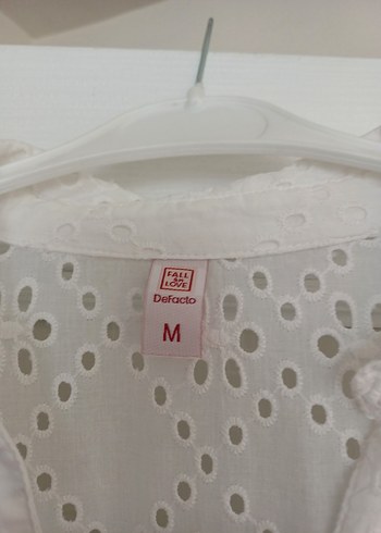 Dantel Detaylı Beyaz Bohem Kadın Gömlek - Görsel 2