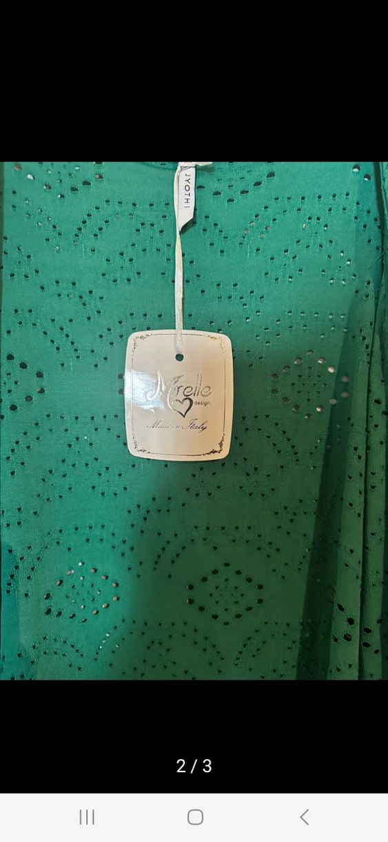 Yeşil Desenli Uzun kimino Hırka - Görsel 2