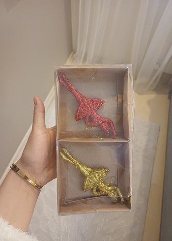 Renkli Simli Yeni Yıl Süsü Seti - Görsel 2