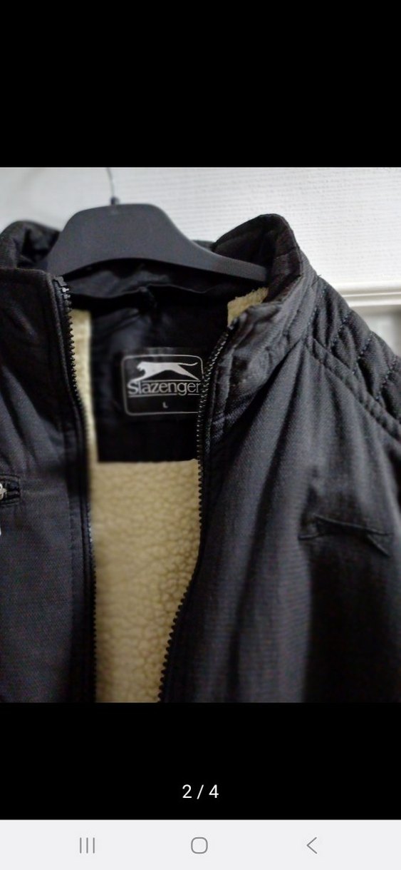 Erkek Siyah Deri Biker Ceket Fermuarlı - Görsel 2