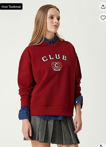 Beymen Club Kadın Bordo Sweatshirt 