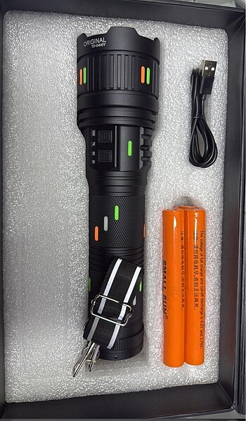 3000 lümen g-400 el feneri - Görsel 2